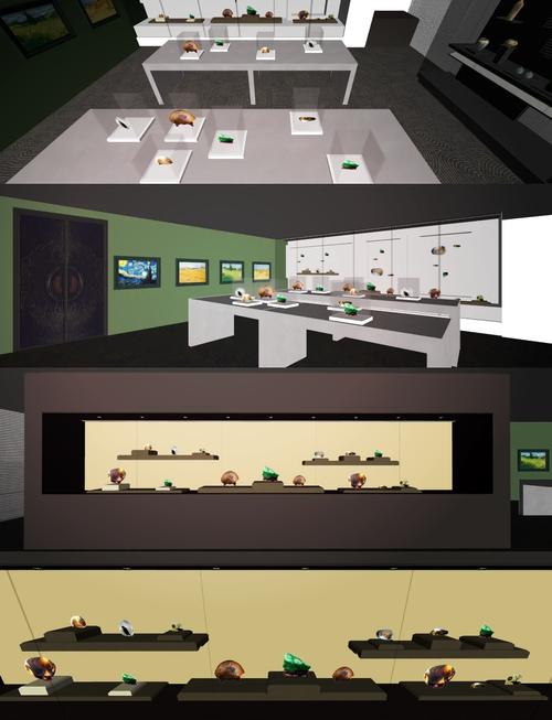 博物館展廳設計精選 圖文交互的藝術與功能